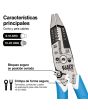 Pelacables/cortacables forjado y delgado K12075 Klein Tools