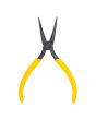Pinza de punta y corte 6" pavonada D203-6 BP Klein Tools