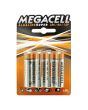 Pilas Alcalinas "AA" con 4 Piezas MEGACELL