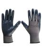 Guantes palma de nitrilo negro mediano 0859 Lion Tools