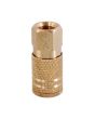 Cople rápido tipo "M" latón hembra 2124 Lion Tools