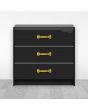 Jaladera para mueble latonada 110 mm Mañon
