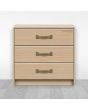Jaladera para mueble bronce 130 mm Mañon
