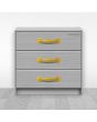 Jaladera para mueble latonada 150 mm Mañon