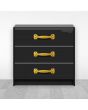 Jaladera para mueble latonada 150 mm Mañon