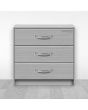 Jaladera para mueble níquel 150 mm Mañon