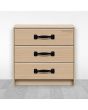 Jaladera para mueble negra 150 mm Mañon
