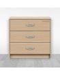Jaladera para mueble níquel 125 mm Mañon