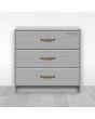 Jaladera para mueble bronce 125 mm Mañon