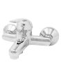 Mezcladora monomando empotrable cromada LX-1124 Faucet