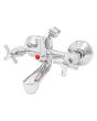 Mezcladora empotrable cromada LX-1126 Faucet