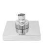 Regadera cuadrada 10 cm cromo IML