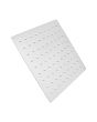 Regadera cuadrada 6" acero inoxidable SP-50016 Solvex