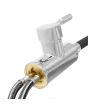 Mezcladora monomando para fregadero cuello negro flexible SP-10004 Solvex