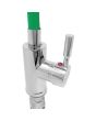 Mezcladora monomando para fregadero cuello verde flexible SP-10004 Solvex
