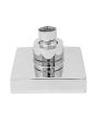 Regadera cuadrada 10 cm cromo 10-CR IML