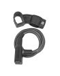 Candado chicote 90 cm con llave tubular Mikels