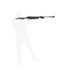 Rifle de aire nitro piston Beeman Longhorn II 10611 calibre dual 4.5 / 5.5