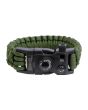 Pulsera paracord de supervivencia 7 en 1 CAMP-002 Mendoza