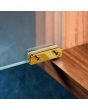 Bivel para puerta de vidrio D2302 latón Organización MZ