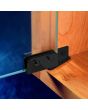 Bivel para puerta de vidrio D2303 negro Organización MZ