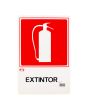 Señalamiento "Extintor" 30 x 45 cm