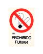 Señalamiento "Prohibido fumar" 30 x 45 cm 