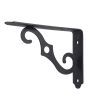 Ménsula Ornamental negra 5" x 3-1/2" 1018 Handy Home