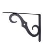 Ménsula Ornamental negra 10" x 7" 1020 Handy Home