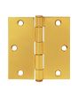 Bisagra residencial sin baleros 3 X 3" latón brillante 1431 Veker