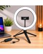 Aro de Luz LED con tripié y soporte para celular 10" iJOY Studio