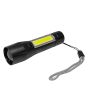 Linterna LED recargable USB XPE + COB modelo 10827