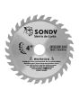 Disco sierra para corte de madera 4" Sondy