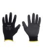 Guante de nylon con poliuretano gris 610-8 JAVASAFETY