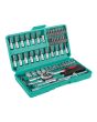 Autoclé de 66 piezas mando 1/4" con estuche