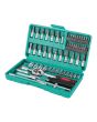 Autoclé de 66 piezas mando 1/4" con estuche