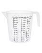 Jarra medidora 1200 ml de plástico transparente
