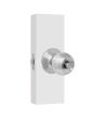 Cerradura de pomo para baño cromo mate PF0041 Top Forge