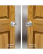 Cerradura de pomo para baño cromo mate PF0041 Top Forge