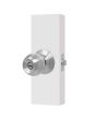 Cerradura de pomo para baño cromo mate PF0041 Top Forge