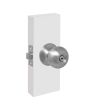 Cerradura de pomo Ovalada para baño cromo mate PF0059 Top Forge