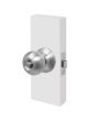 Cerradura de pomo Ovalada para baño cromo mate PF0059 Top Forge