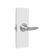 Cerradura de manija curva para baño cromo mate PF0065 Top Forge