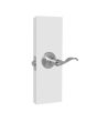 Cerradura de manija curva para recámara Cromo mate PF0068 Top Forge