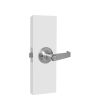 Cerradura de manija institucional para baño Cromo mate PF0073 Top Forge