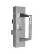 Cerradura tipo vaiven de doble acción aluminio natural 525 DC Phillips