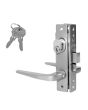 Cerradura para puerta residencial aluminio natural 549 Phillips