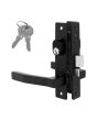 Cerradura para puerta residencial aluminio negro 550 Phillips