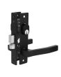 Cerradura para puerta residencial aluminio negro 550 Phillips