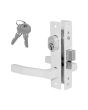 Cerradura para puerta residencial aluminio blanco 550 Phillips